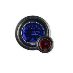 Reloj Presion Aceite Linea EVO 52 mm Rojo / Azul
