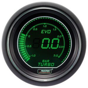 Reloj Presion Turbo Linea EVO 52 mm Blanco / Verde