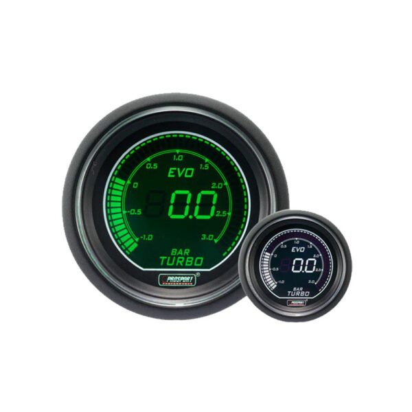 Reloj Presion Turbo Linea EVO 52 mm Blanco / Verde - Imagen 2