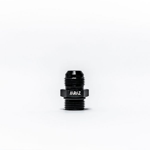 Adaptador con O-ring AN6-AN6 Negro