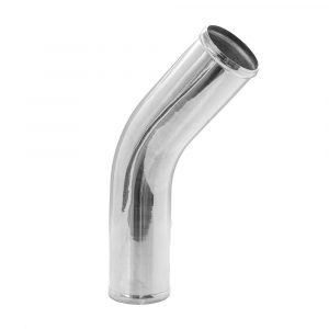Tubo Aluminio codo 45º grados 76 mm