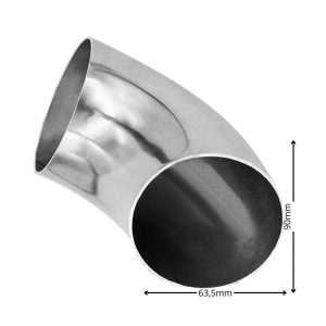 Codo Acero Inoxidable 90º grados 50,8 mm / 2″