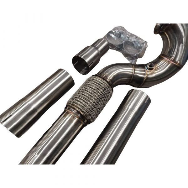 Downpipe VAG 2.0T MK7 MQB 3.5 pulgadas - Imagen 2