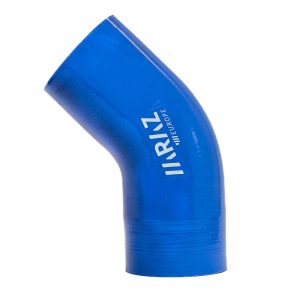 Manguito Silicona a 45 grados 57 mm Azul