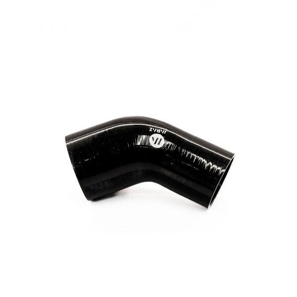 Manguito Silicona a 45 grados con Reducción 51/63 mm Negro - Imagen 3