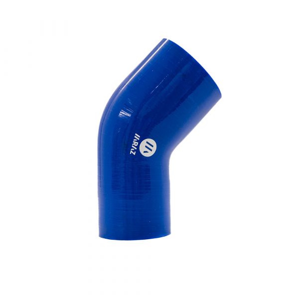 Manguito Silicona a 45 grados con reduccion 51/63 mm Azul - Imagen 3