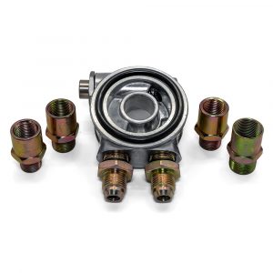 Oil Cooler Base/Placa Adaptadora Universal con termostato
