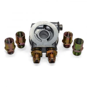 Oil Cooler Base/Placa Adaptadora Universal con termostato