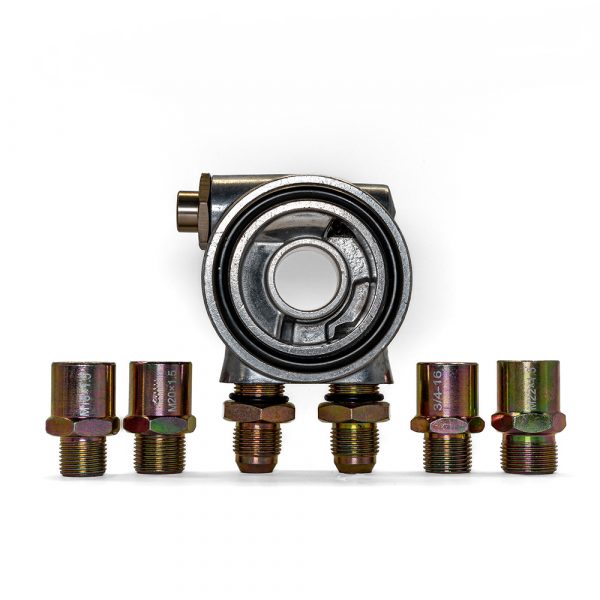 Oil Cooler Base/Placa Adaptadora Universal con termostato - Imagen 3