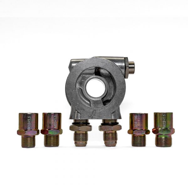 Oil Cooler Base/Placa Adaptadora Universal con termostato - Imagen 4