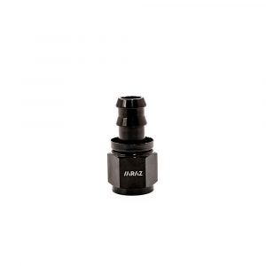 Racor Acople Simple Recto AN10 Negro