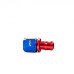 Racor Acople Simple Recto AN10 Rojo y Azul