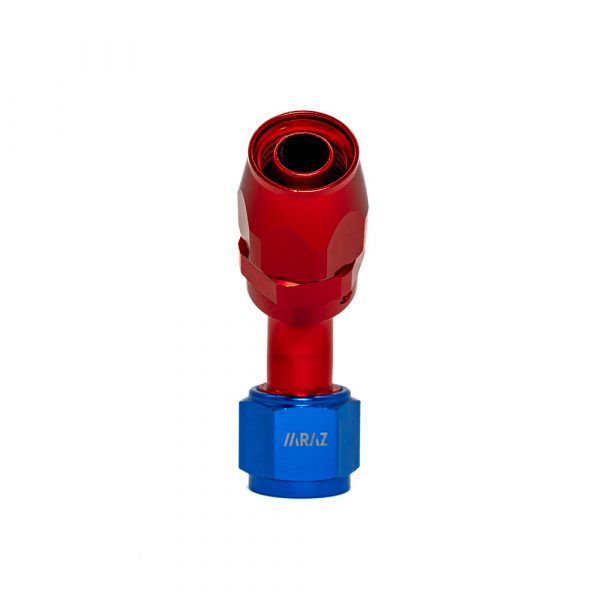 Racor AN8 Codo a 45 grados Rojo y Azul - Imagen 3