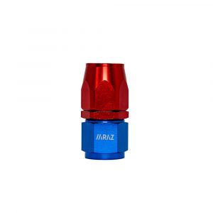 Racor AN6 Recto Rojo y Azul