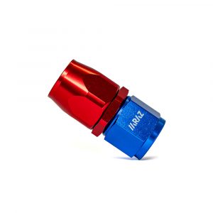 Racor AN6 Recto Rojo y Azul